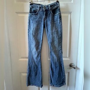 Silver bootcut jeans